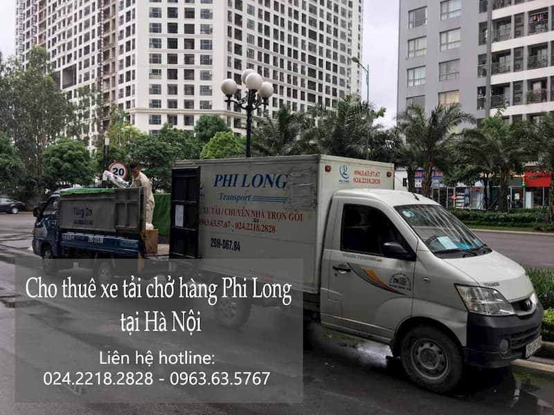 Cho thuê taxi tải uy tín Phi Long tại phố Đặng Thùy Trâm.