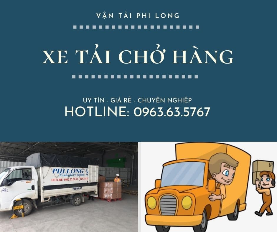 Dịch vụ cho thuê xe tải Phi Long tại xã Cẩm Yên