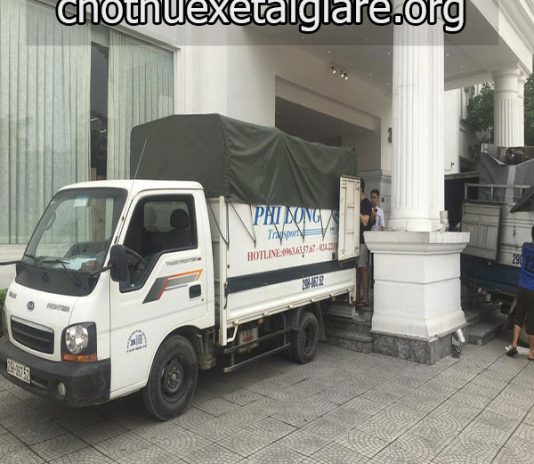cho thuê xe tải chung cư Sunshine Center