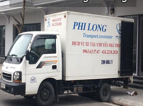 cho thuê xe tải chung cư Hateco Apollo