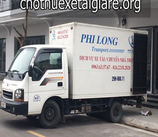 cho thuê xe tải chung cư 199 Cowa Tower